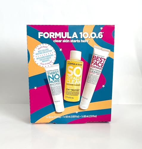 Formula 10.0.6 Best Sellers Skincare Kit (Cleanser, Treatment, Lotion)