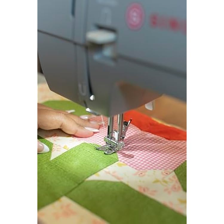 SINGER Heavy Duty Holiday Bundle 4452 Sewing Machine with Extension Table & 2 Presser Feet | Strong Motor, 110 Stitch Applications, Full Metal Frame, 1-Step Buttonhole & LED Light