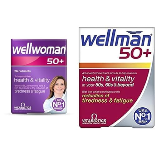 Image of Vitabiotics Wellwoman 50+, 30 Tablets and Wellman 50+, 30 Tablets Bundle