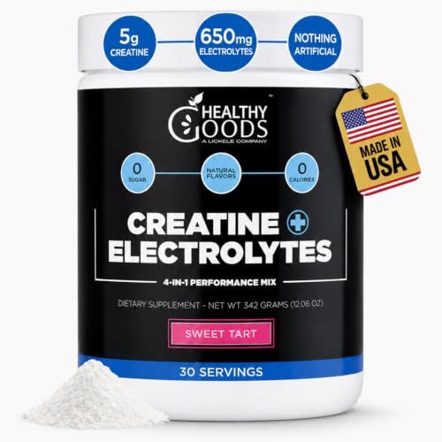 Creatine Plus Electrolytes Powder, Creatine Monohydrate