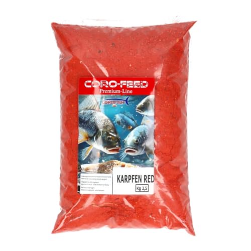 Corofish Grundfutter Feed Premium Line Karpfen red 2,5Kg Angelfutter Grundfutter Fertigfutter Futtermittel