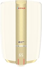 Venus Splash Pro Smart 25SX 25-Litre Storage Water Heater |Porcelain Enamelled Glass Lined Tank| BEE Star Rating - 5 Stars