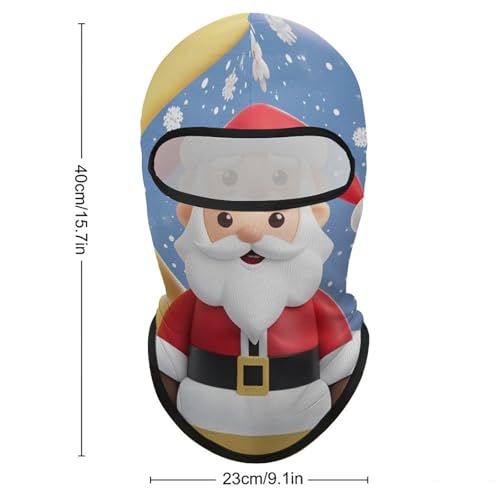 Balaclava para hombre máscara de esquí para mujer máscara de luna curvada máscara facial completa cubierta para ciclismo miniatura 2