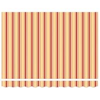 Lumanois Markise Gelb und Orange 450 x 300 x 165 cm Polyester und Metall,22.54kg,3330909 Garten