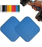 Sweat-Free Silicone Grip Pads for Weightlifting, Thicker Build, All Ages