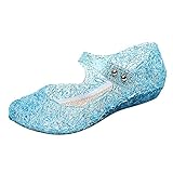 JDGY Keil Prinzessin Schuhe Mädchen Sandalen Kinderschuhe Sommer Strandschuhe Aushöhlen Badeschuhe Kinder Trekkingsandalen Freizeitschuhe Tanzschuhe Kinder Schuhe, Blau, 27 EU