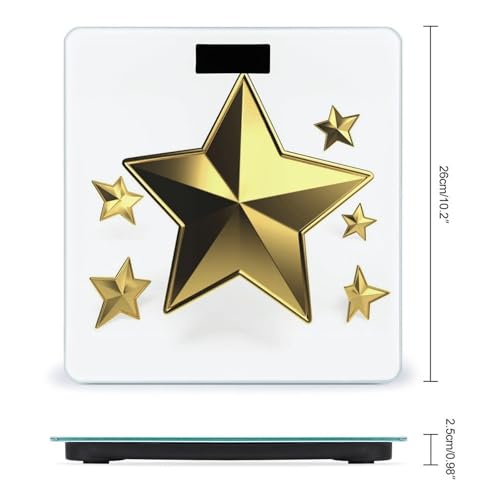 Báscula digital para baño Gold Star con pantalla LCD miniatura 2