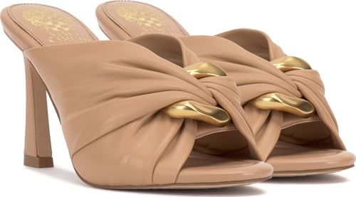 Image of Vince Camuto Patie Buckle Gathered High Heel Sandal