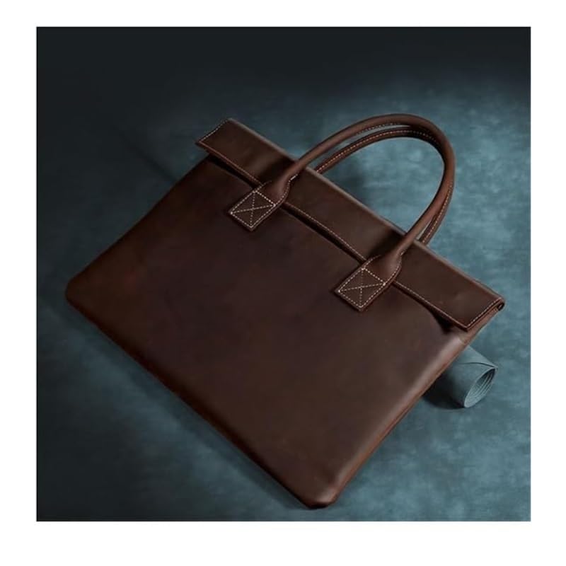 Nordic Men's Handbags Cowhide Computer Bags Business Briefcases Genuine Leather Men's Bags for Office Commute2