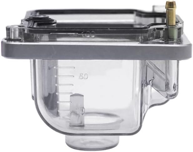 Motorcycle Carburetor Cover Transparent Blue Orange Green Gary Float Bowl Bottom Fit for I II III IV(B-Dark Brown)