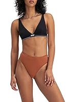 Bonds Women's Underwear Everyday Organics Hi Bikini Brief, Down to Earth (1 Pack), 10