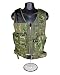 Sniper Light Weight Tactical Vest in Military Camo with Rear Molle Straps and Attached Tactical Belt
