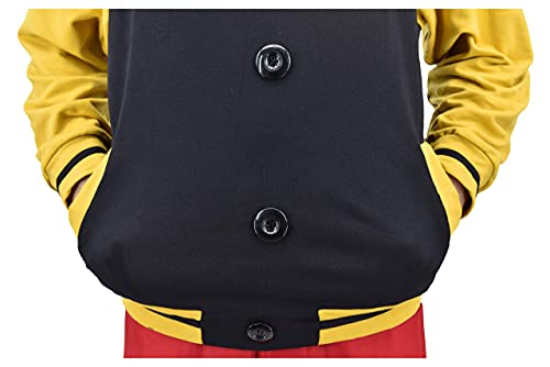 Dazcos Us Size Men's Anime Cosplay Costume Baseball Jacket Outfit With Headband (Medium) #TOP4