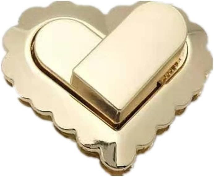 Hardware Bag Lock Catch Handbag Snap Clasps Turn Lock for Shoulder Bag Metal Buckle Closure Locks Accessories