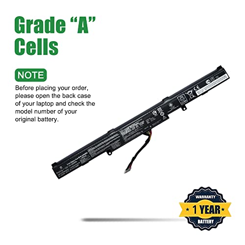 Image of A41N1501 Laptop Battery Replacement for Asus Rog G752VW GL752 GL752JW GL752V GL752VLM GL752VW GL752VW-DH74 GL752VWM N552 N552V N552VW N552VX N752 N752V Series A41LK9H L41LK2H 15V 48Wh 3100mAh