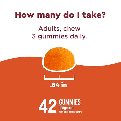 Nature Made Wellblends ImmuneMAX Gummies, 42 Tangerine Flavor Gummies - image 5