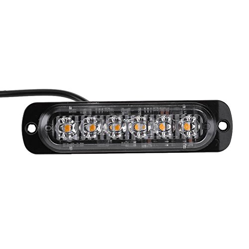 Nelnissa Barra a led slim per auto da 6 LED