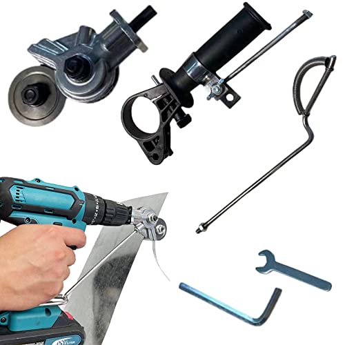 HayWHNKN Electric Drill Plate Cutter Electric Drill Shears Metal Nibbler Drill Attachment