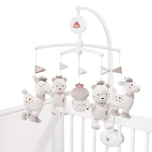 Fehn 058024 Muziekmobiel Peru – mobiel met zachte melodie"weet je hoeveel sterretjes staan" en pluizige figuren – met bevestiging – voor baby's van 0-5 maanden – diameter: 40 cm – hoogte: 65 cm - Afbeelding 6