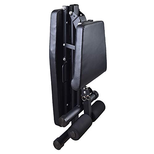 Adjustable / Foldable Weight Bench for Weightlifting and gym strength training equipment at home, Incline and Decline Workout Bench Press folds for Space Saving - No Assembly needed
