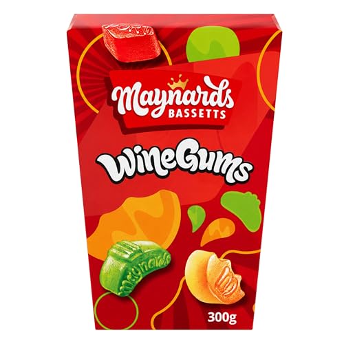 Maynards Bassetts Wine Gums Sweets Fruity Flavours 350 g (Pack of 1)