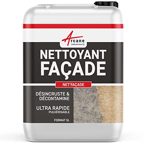 Nettoyant facade produit professionnel rapide crépi enduit - 5 L - ARCANE INDUSTRIES