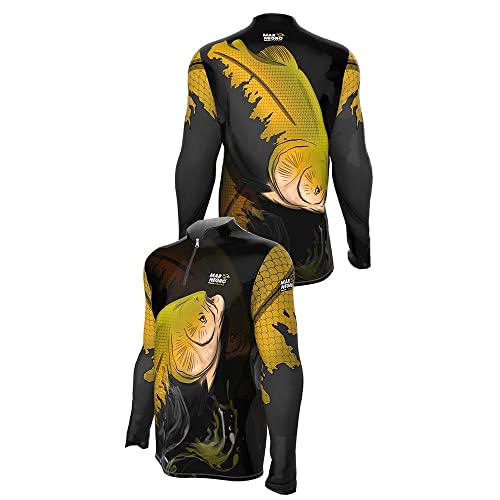Camisa de Pesca Proteção Solar Uv Tambaqui 2020 - Mar Negro Gg