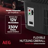 AEG Automotive Board-Bar BK 6 termoelektryczna lodówka i pojemnik utrzymujący ciepło, 6 litrów, 12 V, do samochodu i gniazdka, możliwość przypięcia do samochodu osobowego