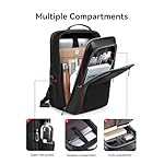 CROSSGEAR Business Commuter Backpack for Men, 26-32L Expandable Travel Laptop Backpack, Fit 15.6 Inch Laptop, Waterproof Computer Work Commute Daypack, Black - Image 2