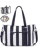 BAGSMART Large Beach Bag for Women, Oversize Tote Bag for Travel/Pool/Summer