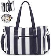 BAGSMART Large Beach Bag for Women, Oversize Tote Bag for Travel/Pool/Summer | 3-Ways to Carry, C...