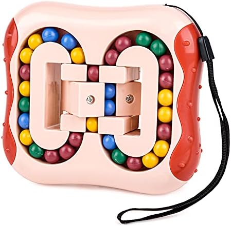TamBee Educational Toys Magic Bean Rotating Cube Toy for Kids Games Stress Relief IQ Puzzle for Teen Adult – Excellent Toys Gifts
