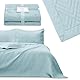 AmeliaHome Tagesdecke 170x210 cm Bettüberwürf zweiseitig Ultrasonic Steppung Polyester Ophelia Hellblau