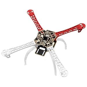 HAWK'S WORK F450 Drohnenrahmen, 450mm Radstand Quadcopter Frame Kit mit Landekufen (Standard)