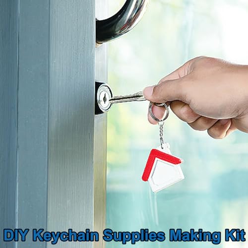 Seept 420 Unidades Kit De Fabricação De Chaveiro De 1 