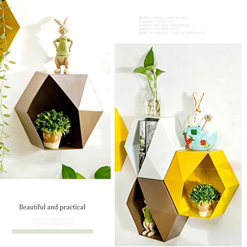 Planteur suspendu pour petit espace mural pot de fleurs rétro S - 6