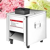 HuanEssentric Allesschneider Elektrische Aufschnittmaschine,Kommerzieller Fleisch Allesschneider,Fleischschneidemaschine Lebensmittelschneider Mit Kohlenstoffstahlkling Schnittdicke 2.5mm