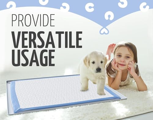 Image of TidyFriend Pee Pad Holder Tray 30 x 23 Inches, Silicone Dog Potty Tray, Easy to Clean No Spill Dog Potty Training Pad Holder (Light Grey)