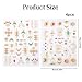 4pcs Sun and Moon Nail Stickers, 5D Embossed Gold Celestial Bohemian Beauty Nail Stickers Self-Adhesive Metallic Tribal Totem Design Manicure Art Fingernail Decoration for Women Girls