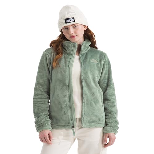 The North Face Women's Osito Full Zip Fleece Jacket (Standard & Plus Size) | Soft & Lightweight Fleece, Secure Zip Hand Pockets, Elastic Cuffs, Slate Moss, Medium