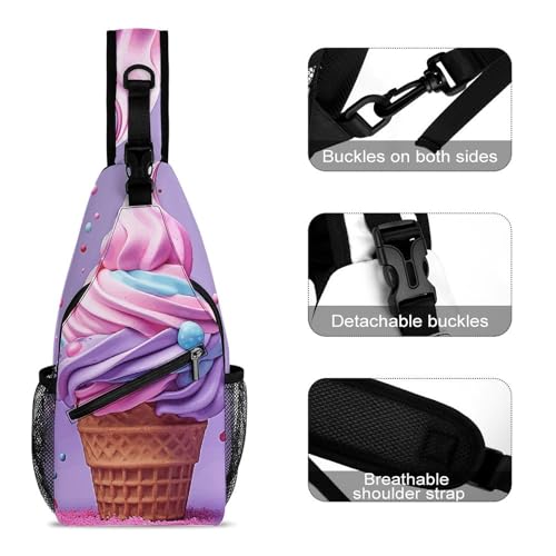 Bolso cruzado deportivo para viaje y senderismo miniatura 3