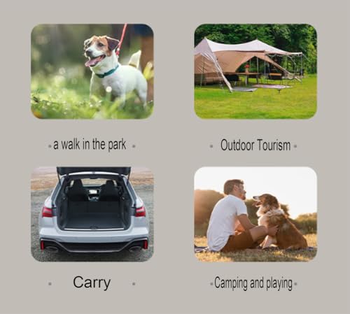 Cochecito para mascotas para perros y gatos pequeños, plegable con un clic, con toldo ajustable, ruedas de goma, cesta de almacenamiento y portavasos miniatura 4