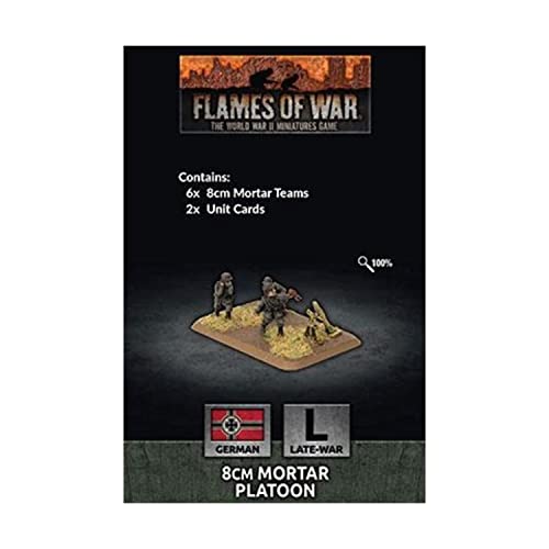 Flames of War: Guerra tardiva: tedesco: plotone di mortaio da 8 cm (GE785)