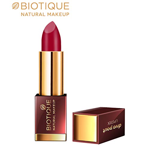 Image of Biotique Natural Makeup Diva Pout Lipstick, Color Me Pink, 4g