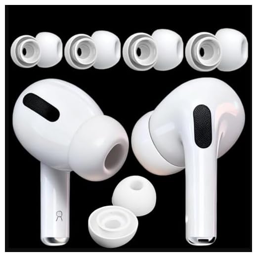 1pair Silicone Ear Tip Protective Earbuds Cover for Airpods Pro 1/2/3 Gen Noise Reduction Hole Ear-Pads for Airpods Pro (L,1.5CM)
