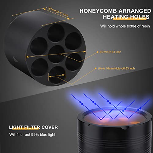 Dental Resin Heater, Dental Composite Warmer With Filter Cover, Composite Resin Heater Used To Improve Resin Properties #TOP3