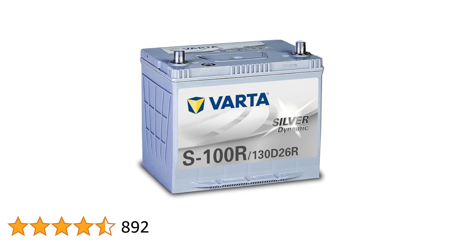 VARTA S-100/130D26L 12V バッテリー アイドリングストップ