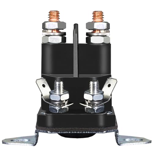 LordandLand 117-1197 Starter Solenoid 4 Terminal for EXMARK Lawn Boy 117-1197 1-513075 513075 104-3189 212655 for Toro Lawn Tractor 104-3189 12V Lawn Mower Starter Solenoid