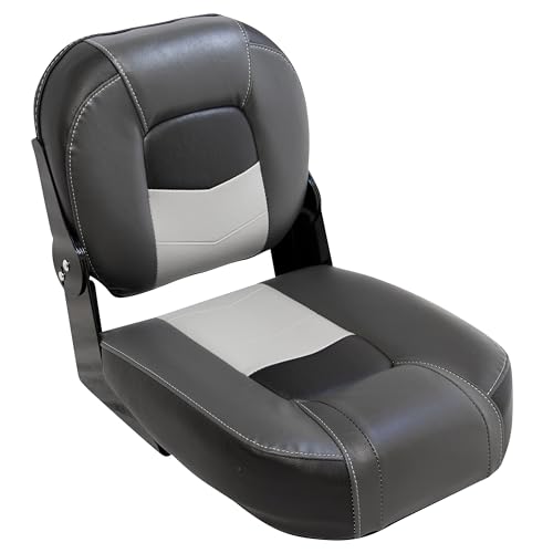 Wise 3305-860 Pro-Angler Series 14" Center Seat Charcoal/Black/Marble Grey