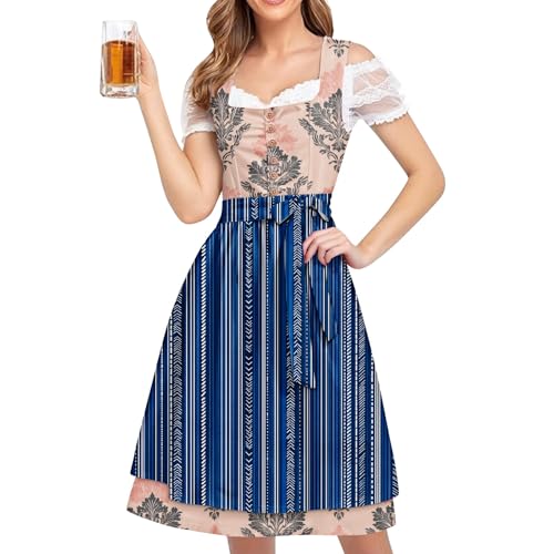 Robe Dirndl complète ajustée pour sublimer toutes les silhouettes